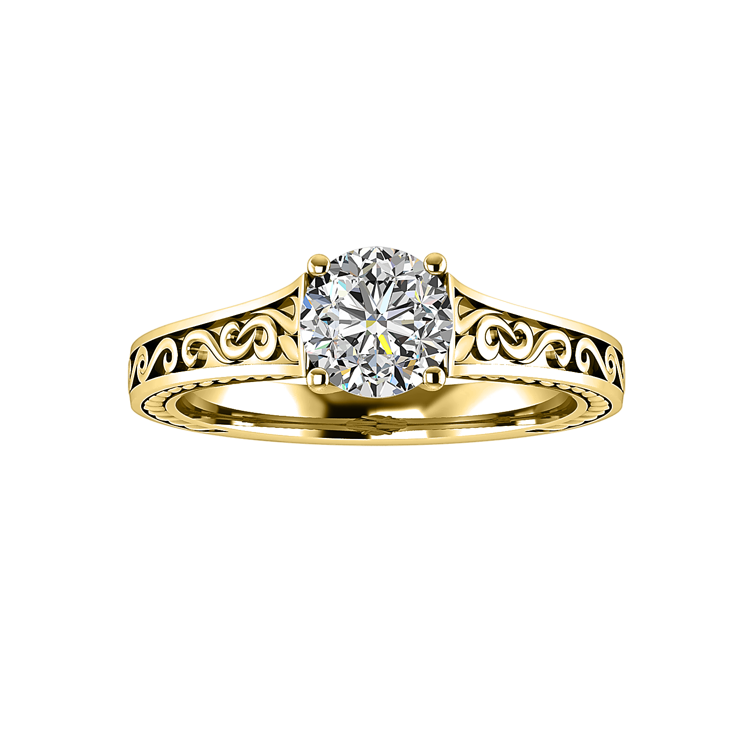 Emma 4 Prong Solitaire Engagement Ring